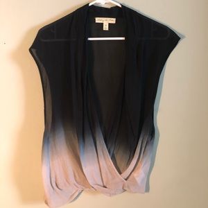 Ombré sheet wrap top from UO